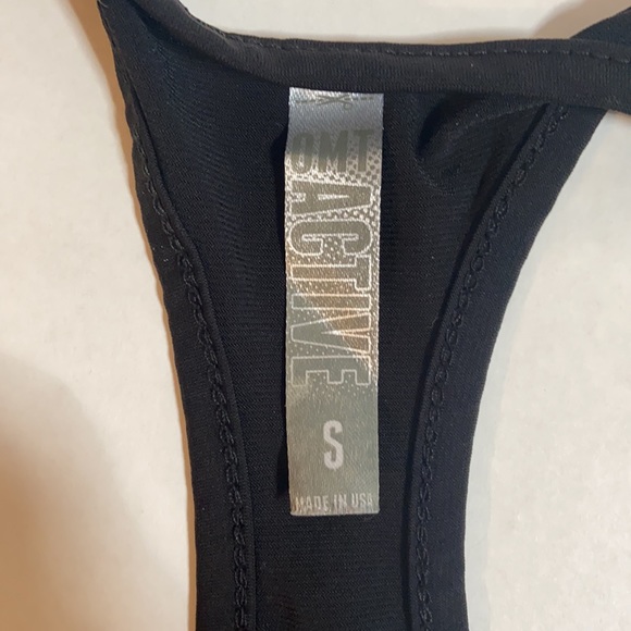 Strong is the new skinny black racer back tank top size small - Picture 6 of 7